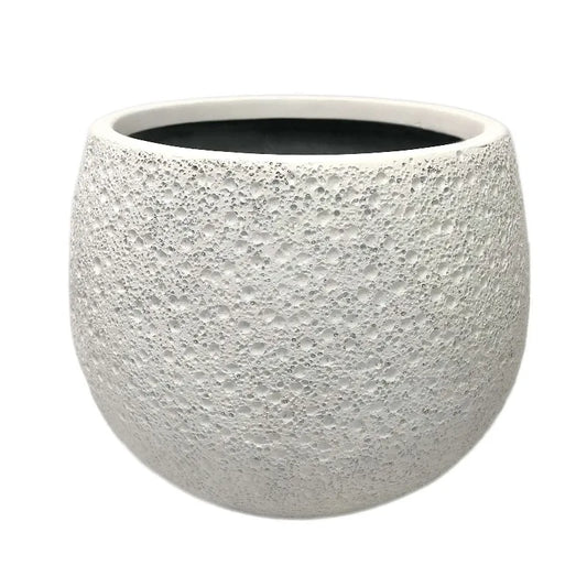 13 inch Resin Moon Planter Luna Planter - Durable Weather-Resistant Pot