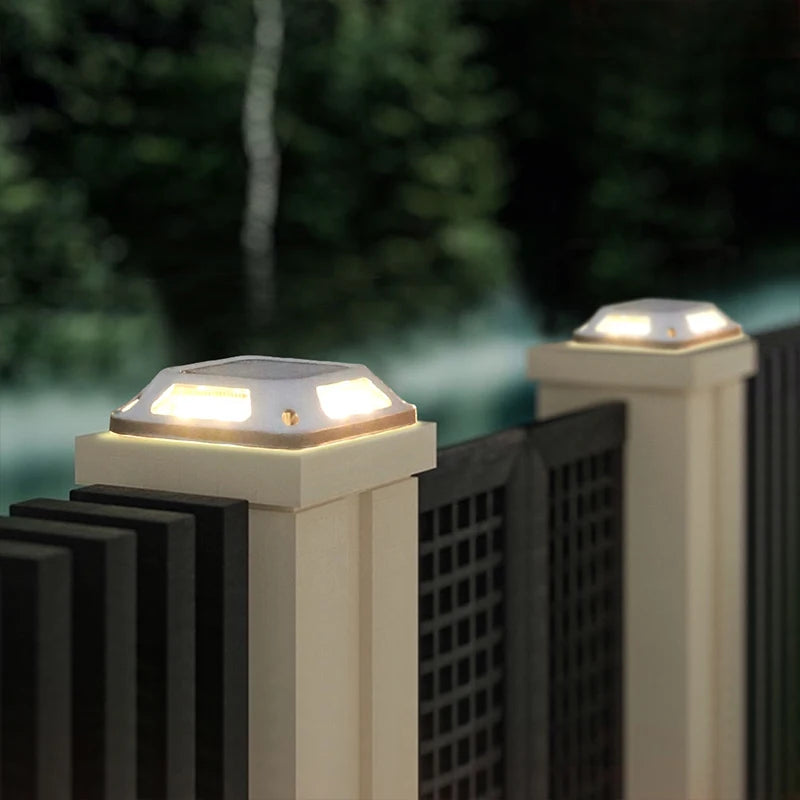8LED Solar Driveway Light Outdoor Garden Ground Lights Waterproof LED Solar Wall Lamp Camping for Step Stair Pathway Walkway Dec