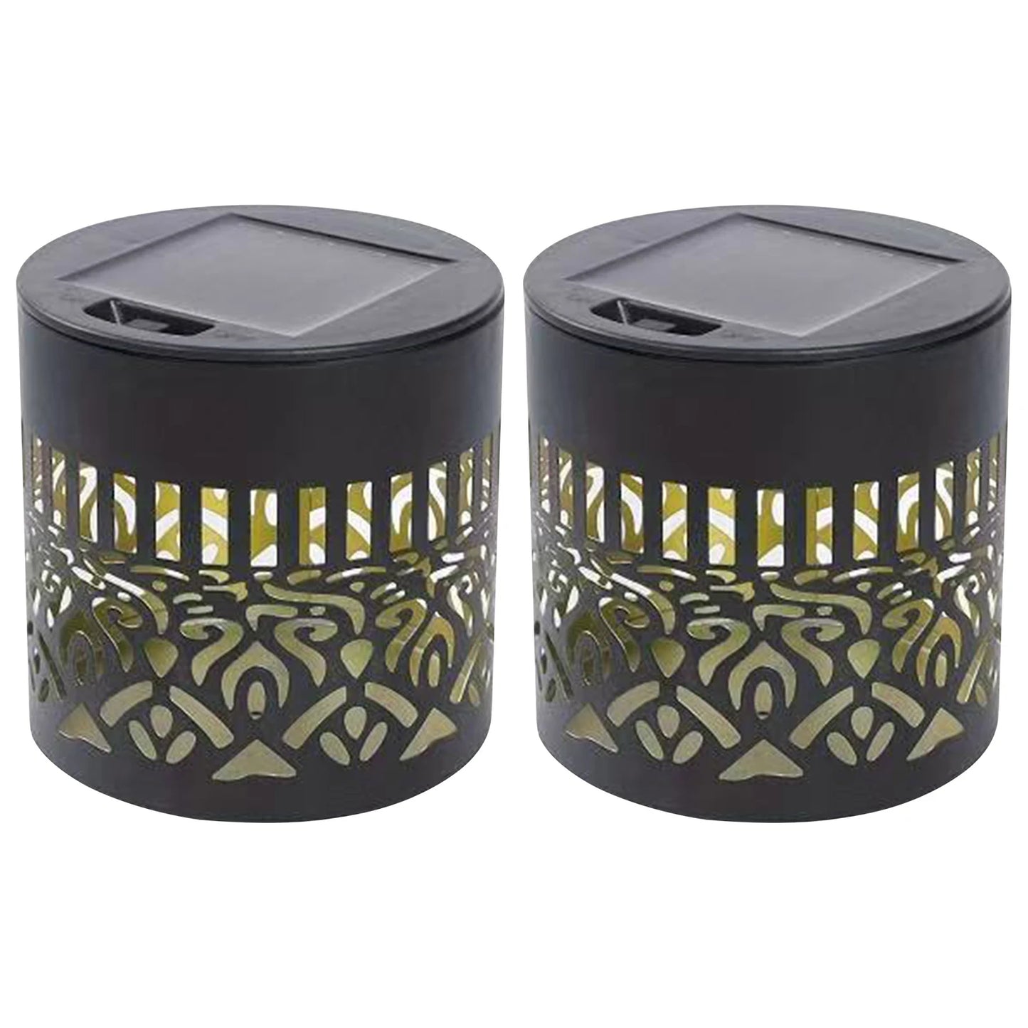 Solar Lights IP44 Waterproof Outdoor Wall Sconce Fence Lighting LED Spot Lens Deck Lights for Garden Patio Backyard
